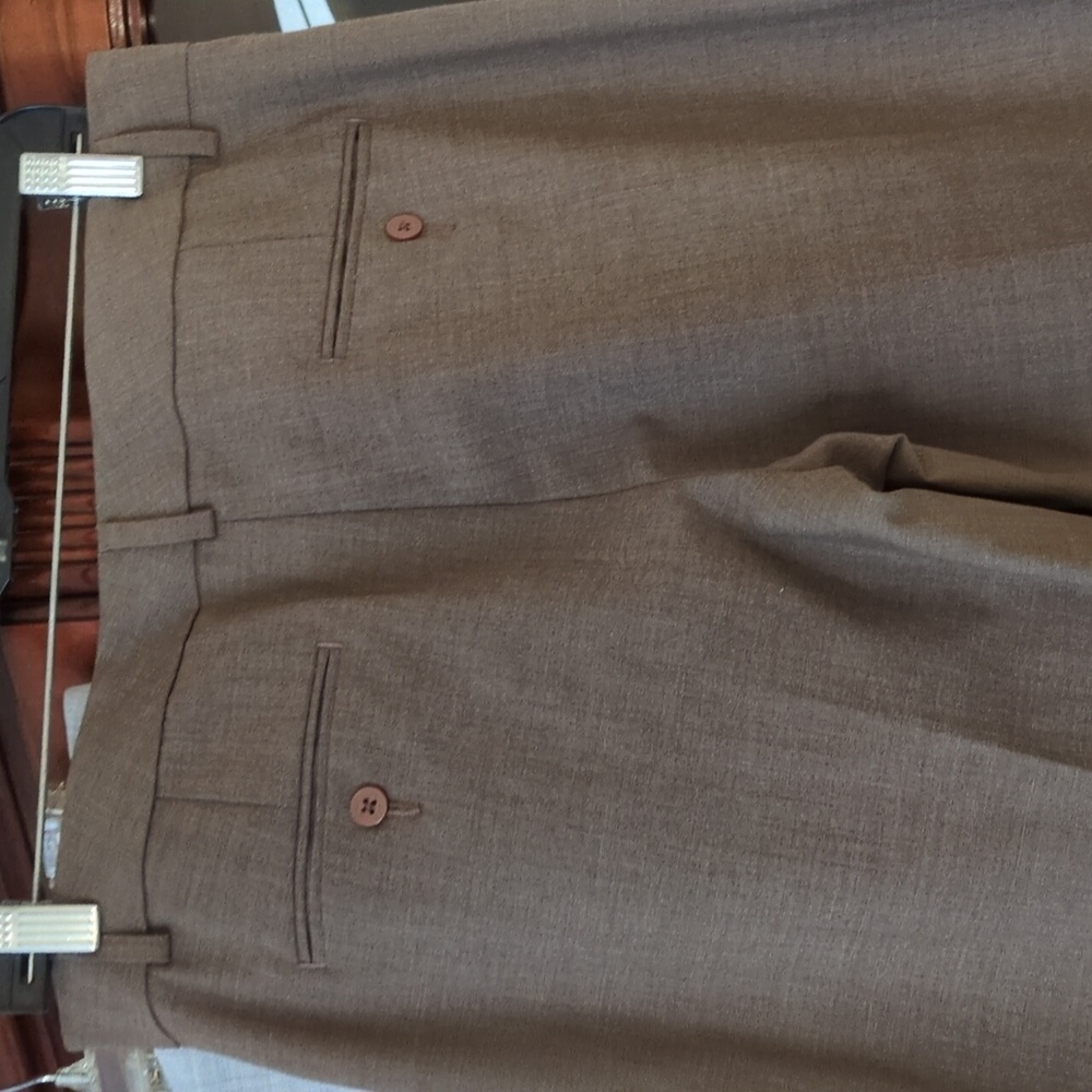 Express Editor Stylish Black, Gray, and Tan Trousers Set Size 6 - Picture 5 of 9